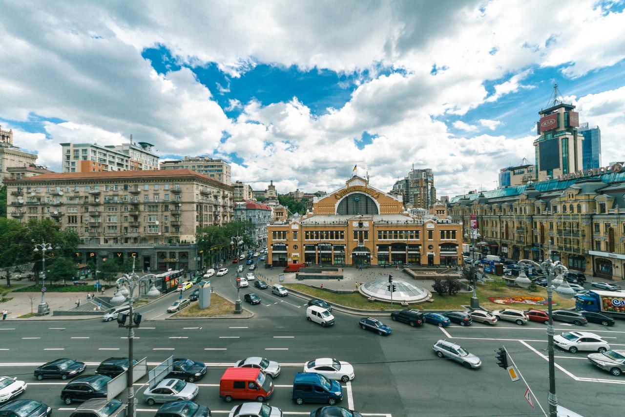 Two Bedroom Apartment On Kreschatik, Kyiv Center With Great View Dış mekan fotoğraf